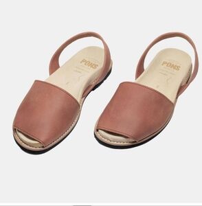Pons Avarca Classic Anatomic Brown Leather Sandal